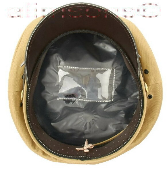 U.S. WWII Officer Visor Air force Crusher Cap in Summer Issue Khaki gallery