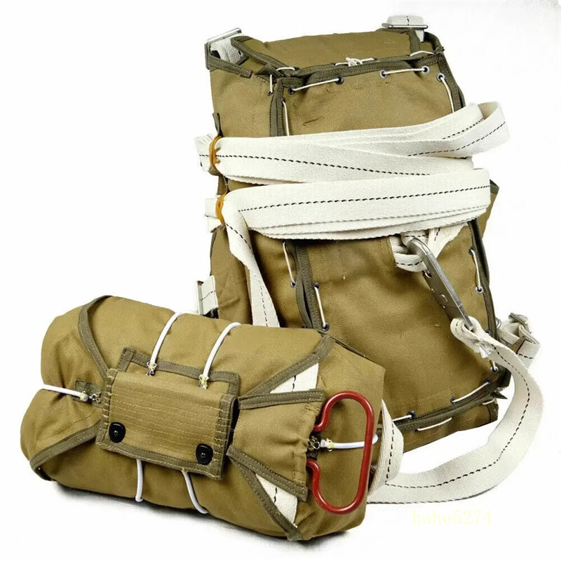 WW2 US Army Replica T-5 Airborne Parachute Bag Paratroopers Backpack IN STOCK gallery