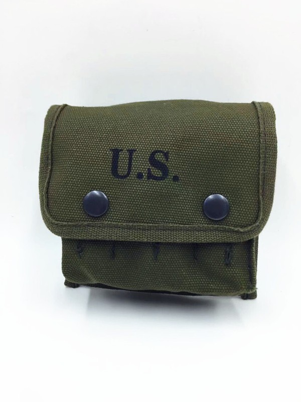 WW2 US MILITARY ARMY M2 M1945 GUNGLE FIELD FIRST AID KIT POUCH BAG WITH US