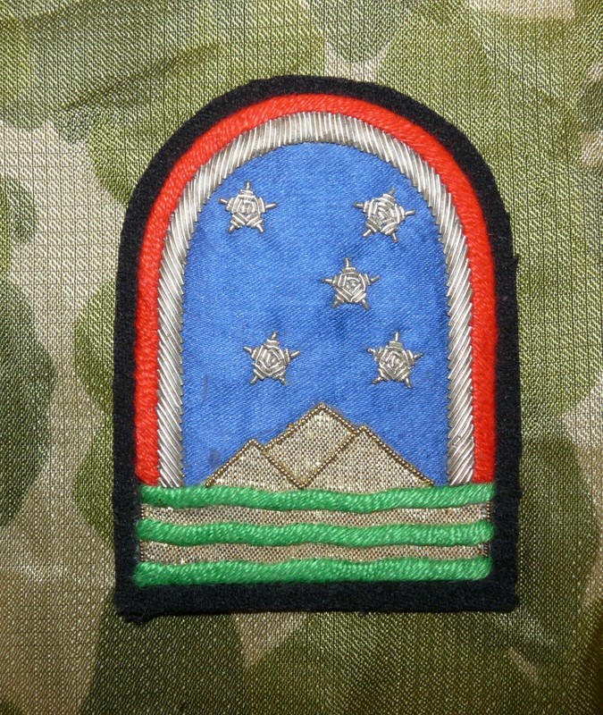 WW2 US Army South Atlantic Forces Bullion Embroidered Blazer Badge