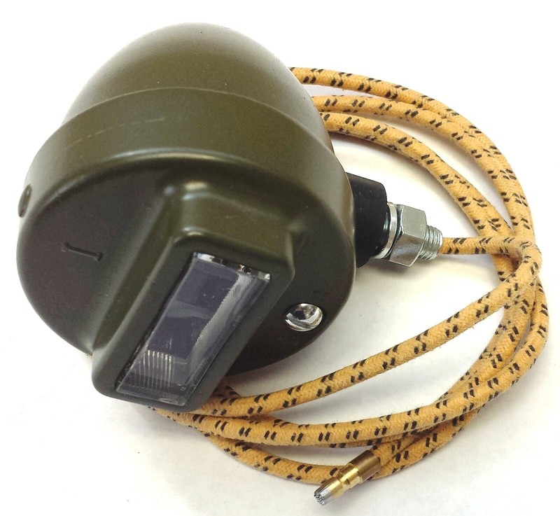 willys MB ✅(A1436-A1437) Military CB CatEye Blackout Grill Marker Lights Set gallery