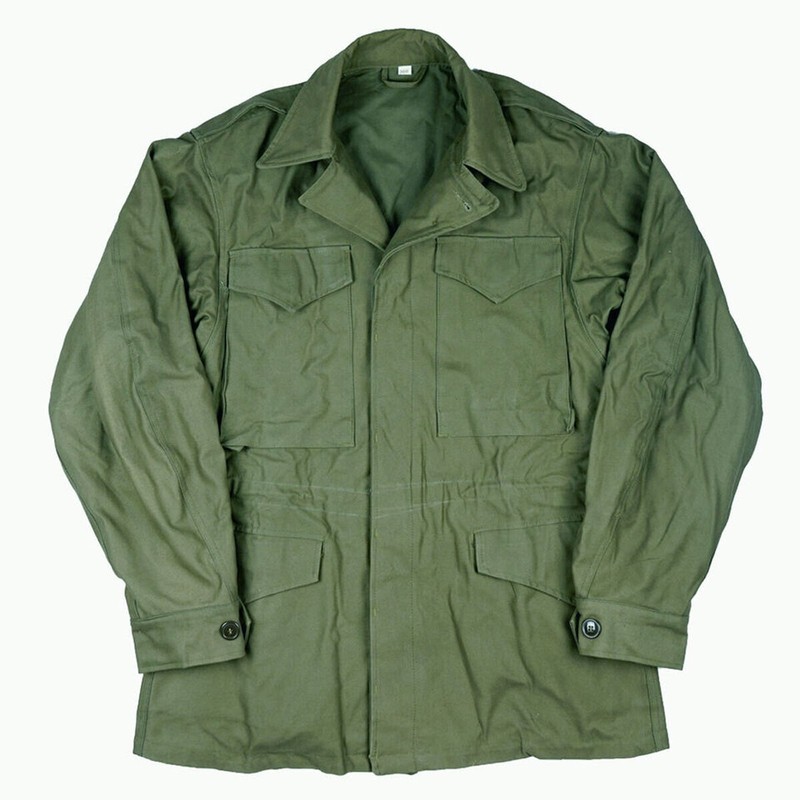 WWII US Army M43 Field Jacket Tops Wind Coat Uniform Size 36R gallery