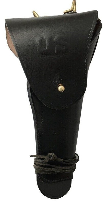 Leather US WW2 M1916 .45 Holster for Colt M1911 and Similar Semi-Black Color