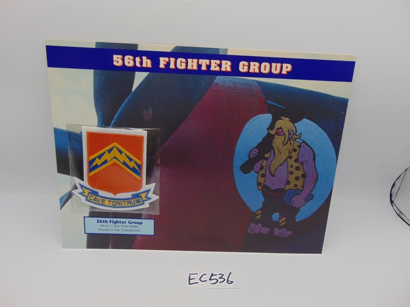 Willabee & Ward Emblems Of Air War WWII Patch 56th Fighter Group Cave Tonitrum