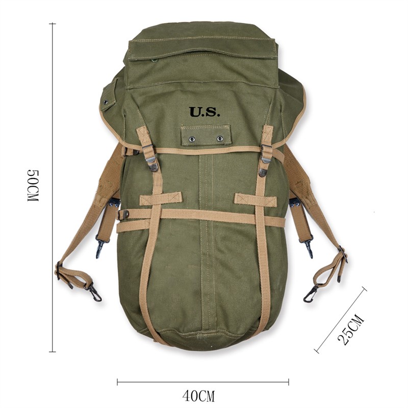 Replica U.S. M1943 Tactical Backpack Mountain Bag Outdoor Combat Pack Props gallery