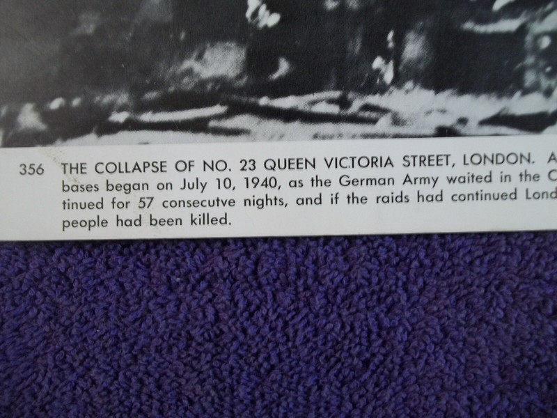 COLLAPSE OF NO.23 QUEEN V.ST. ,JULY.10,1940,BATTLE OF BRITAIN World War II Photo gallery
