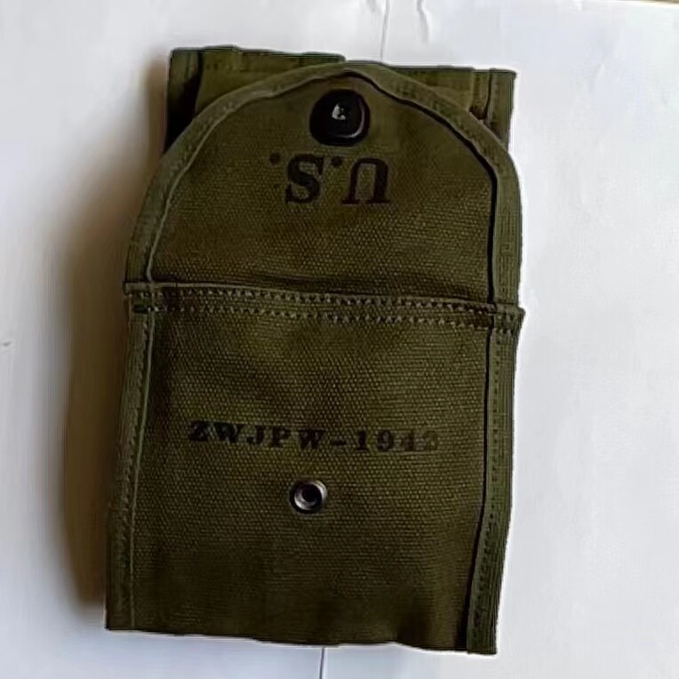2PCS WW2 Military M1 Carbine Rifle Mag Military Ammunition Pouch Bag gallery