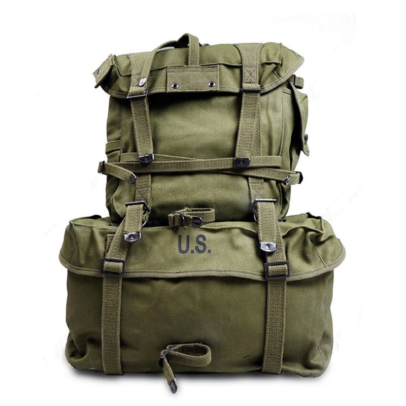 M1945 Backpack WWII WW2 US Army Military Bag Korean War Tactical Backpack