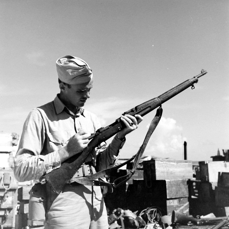 WW2 WWII Photo World War Two / Scenes On Wake Island After Japanese Surrender