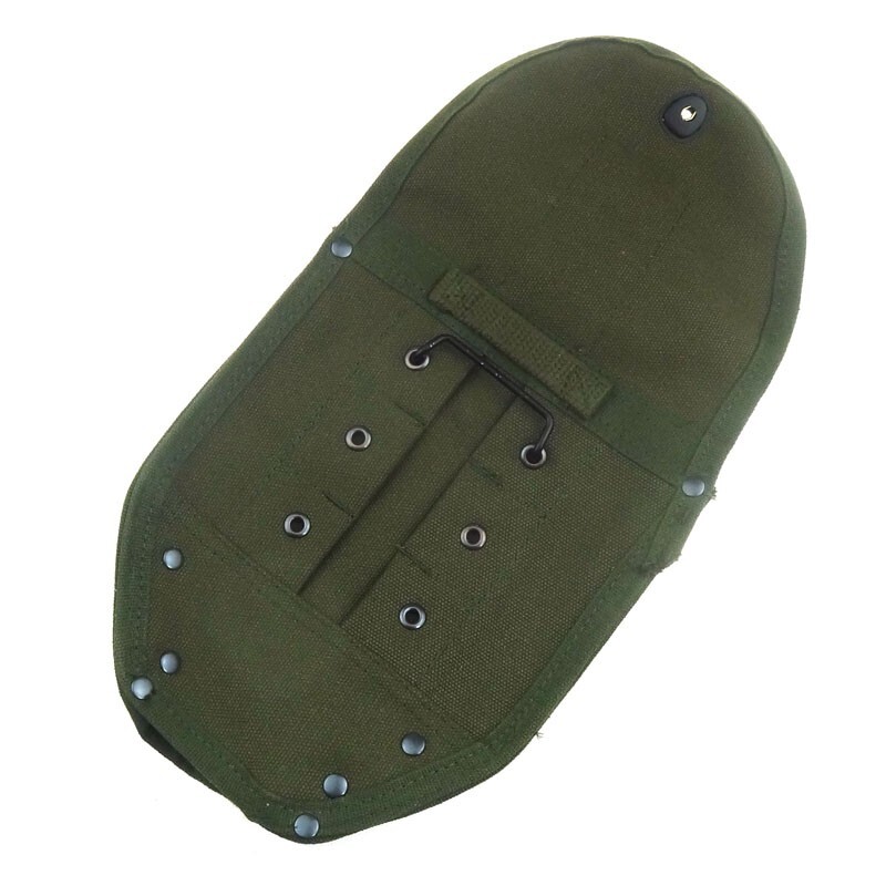 WWII US Army M1943 M43 Folding Shovel Head Canvas Cover Green gallery