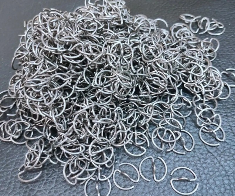 500PCS LOT WW2 GERMAN ARMY MILITARY CLOTHES TUNIC METAL BUTTON S-RING RINGS