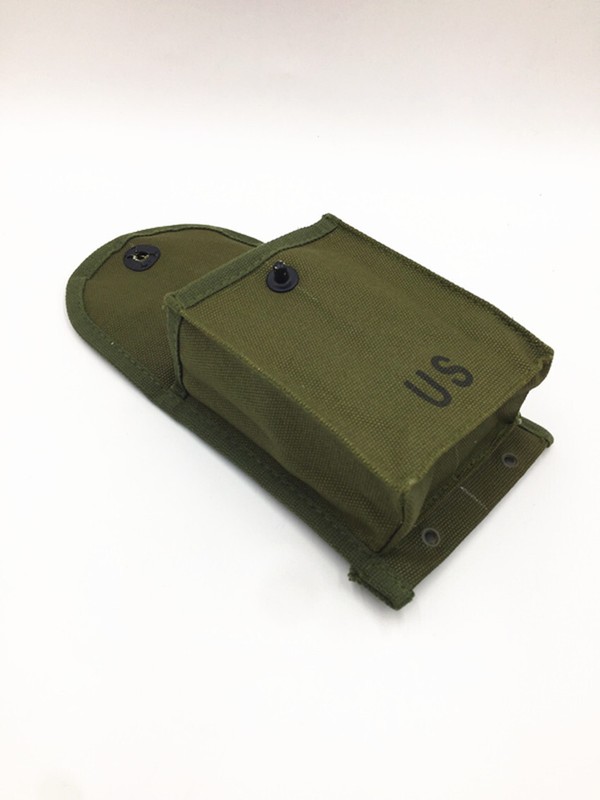 Reproduction The Korean War US Army 30RD M14 CARBINE Army Green Canvas Pouch gallery