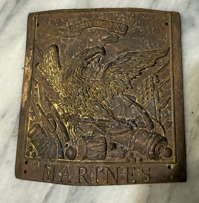 USMC 1812 Shako Plate (Reproduction)