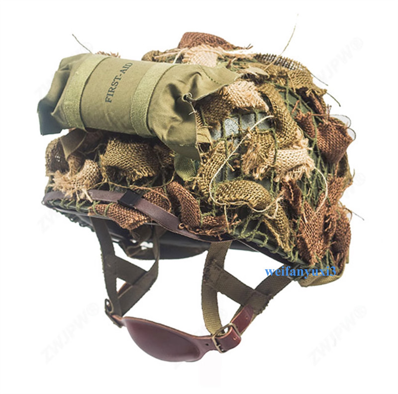 Replica 1:1 WW2 US M1C HELMET PARATROOPER AIRBORNE ARMY MILITARY SUIT-US270