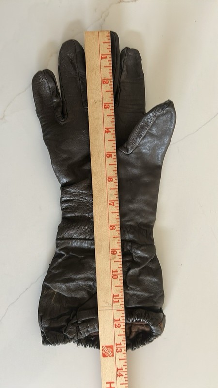 WWII Fallschirmjager Gauntlets Brown - Size LARGE gallery