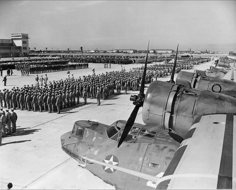 WW2 WWII Photo US Navy PBY Catalina Patrol Planes Pacific World War Two / 5867
