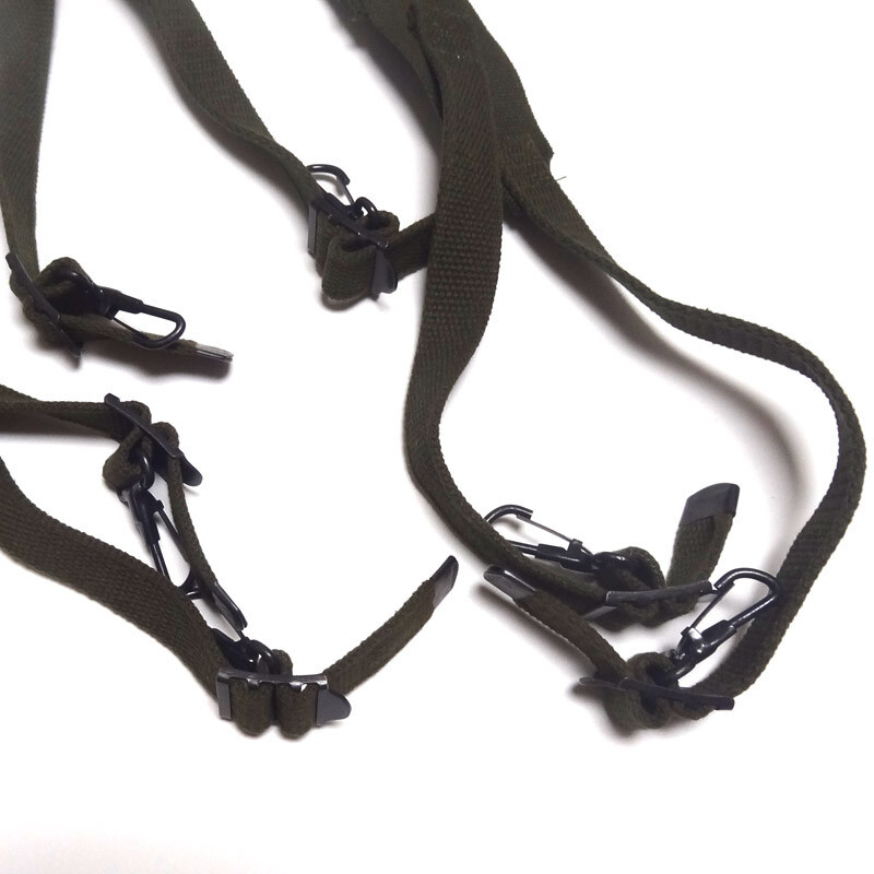 WWII Army Korean War M1945 Combat Field Pack Suspenders Shoulder Straps gallery