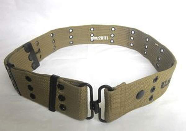 WWII US Amry Webbing Equipment Belt - US049