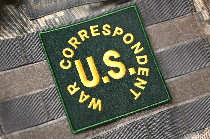 WWII US WAR CORRESPONDENT JOURNALIST iron-on/sew-on INSIGNIA PATCH (REPO)