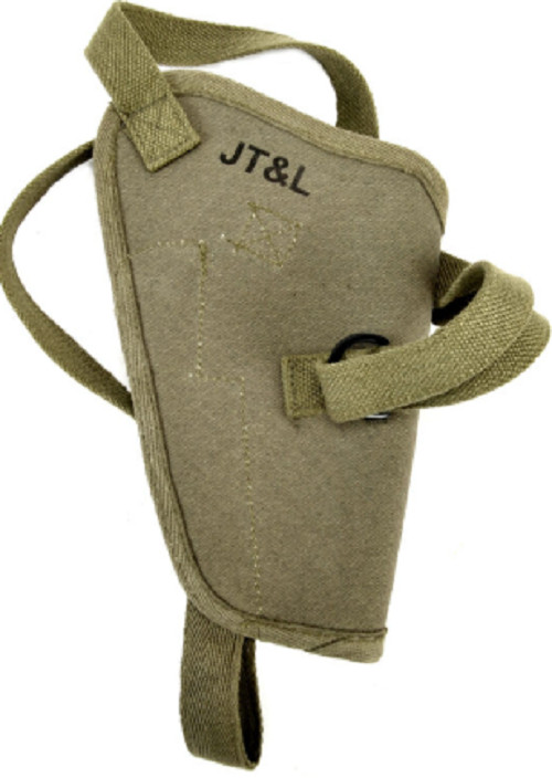 WWII U.S Army Repro M3 Colt Shoulder Holster M1911 With Straps And Buckles-OD GR gallery