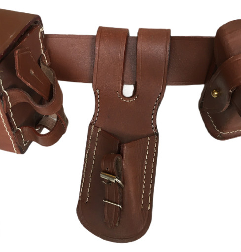 ARISKA WWII RIFLE COMBAT BELT, GRENADE, AMMO POUCHES & FROG SET gallery