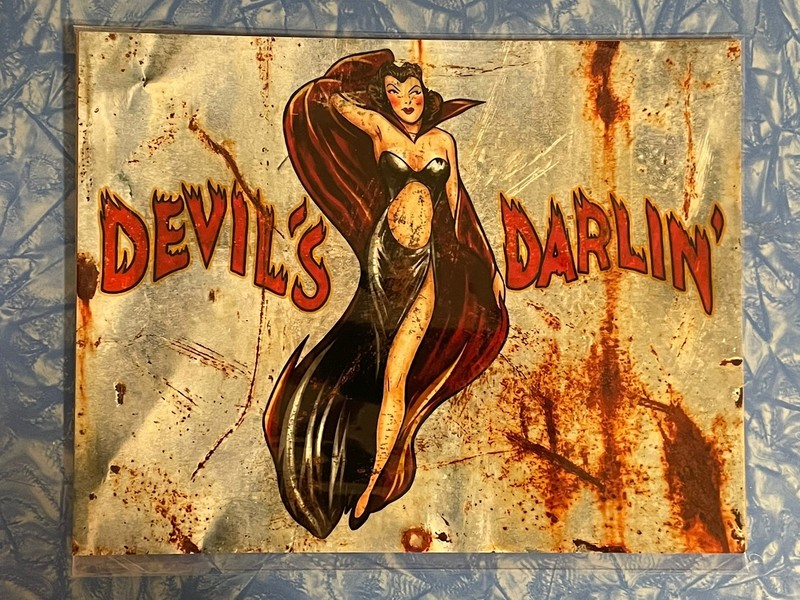 USAAF B29 Bomber Devils Darlin Darling B-29 WW2 WWII Nose Art Print Plane 8.5x11