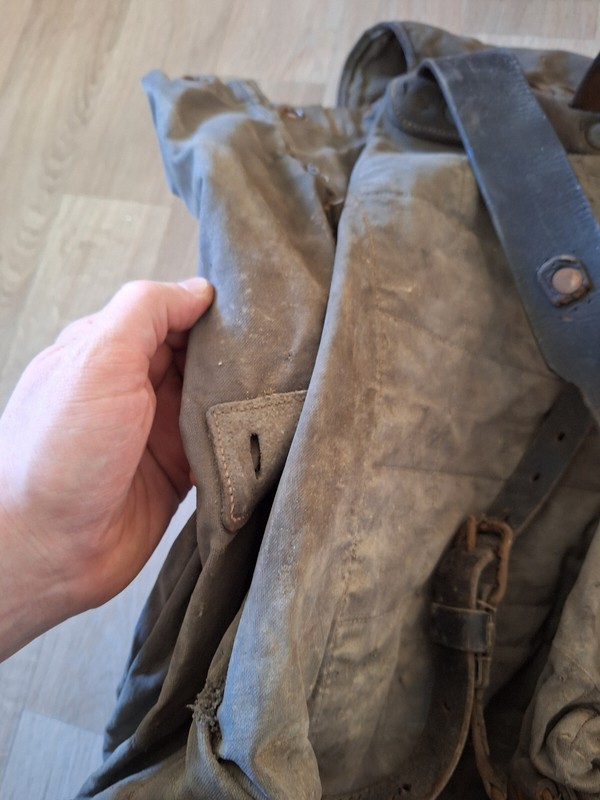 Equipment mountain troops backpack Wehrmacht 2. WWII with stamp 3. Comp. gallery