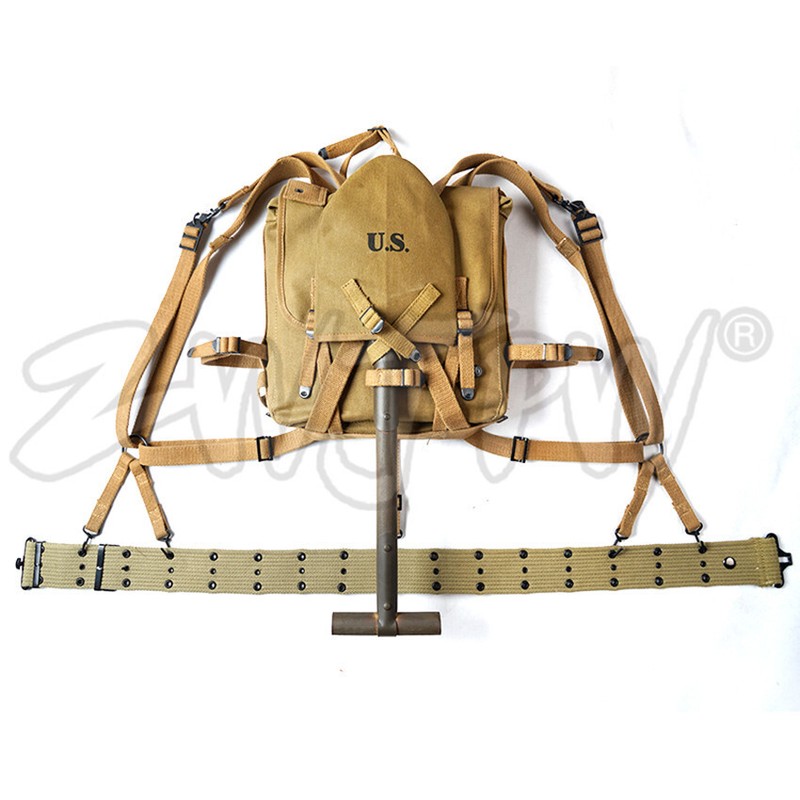 WWII WW2 US ARMY USMC M1941 BACKPACK HAVERSACK EQUIPMENT COMBINATION