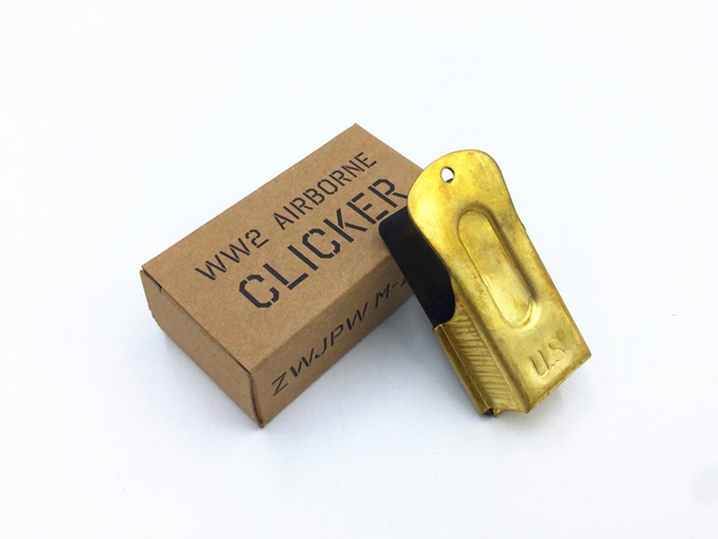 WW2 US Army Airborne CRICKET CLICKER American D-Day Normandy Landing Para paratr