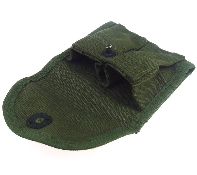 WWII WW2 US M1 Carbine Ammo Pouch Magazine Bag 2 Cells Buttstock Green gallery