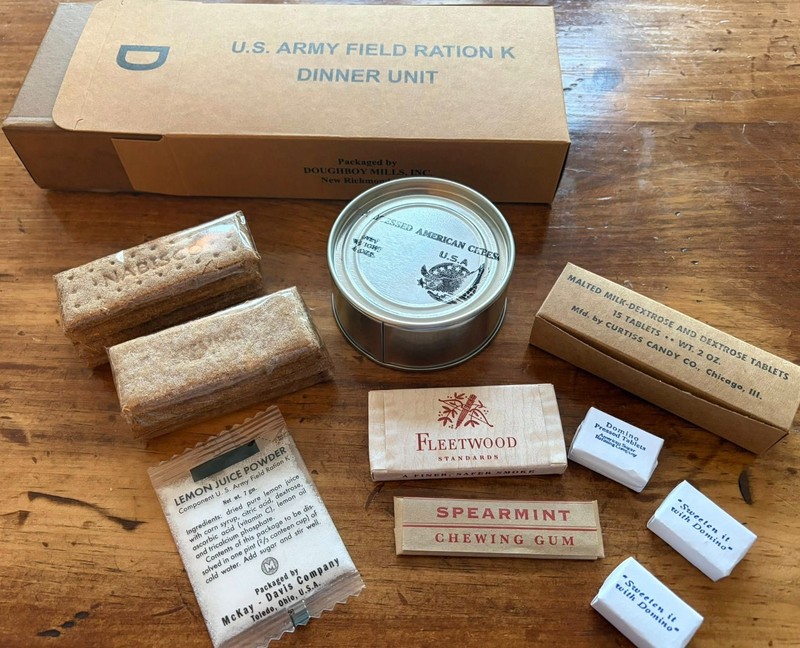 WWII US Army Early War K Ration Reproduction With Edible Contents - Your Choice! gallery