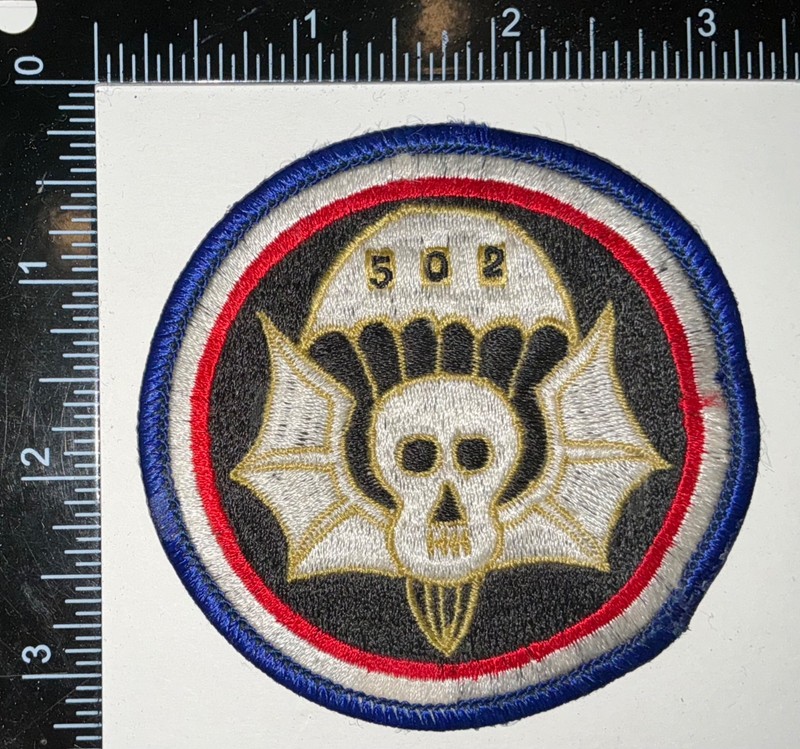 REPRODUCTION WWII US Army 502nd Airborne Parachute Infantry Regiment PIR Patch