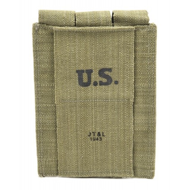 US WW2 3 Cell Pouch Marked JT&L 1943 gallery