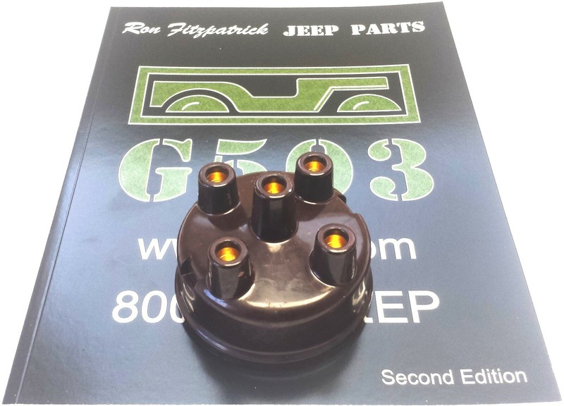 WWII Military willys MB CJ2A ford GPW✅(A1655) Brown Distributor Cap Correct G503