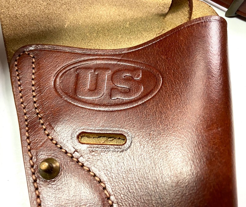 WWII US .38 PISTOL M3 SHOULDER HOLSTER- RUSSET BROWN gallery