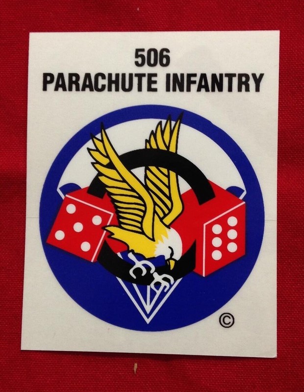 101st Airborne 506th Parachute Infantry Decal