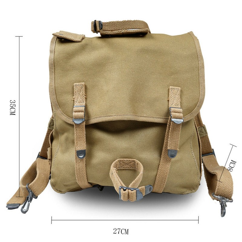 US ARMY Marine Corps M1941 PACK UPPER PACKAGE SUBPACKAGE OUTDOOR CANVAS BAGKHAKI