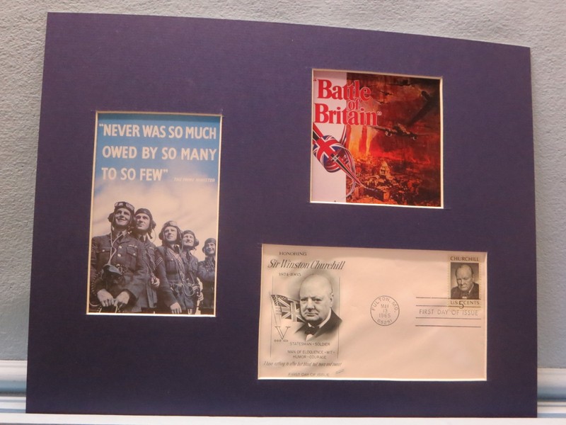 Churchill - The RAF win the Battle of Britain & First Day Cover