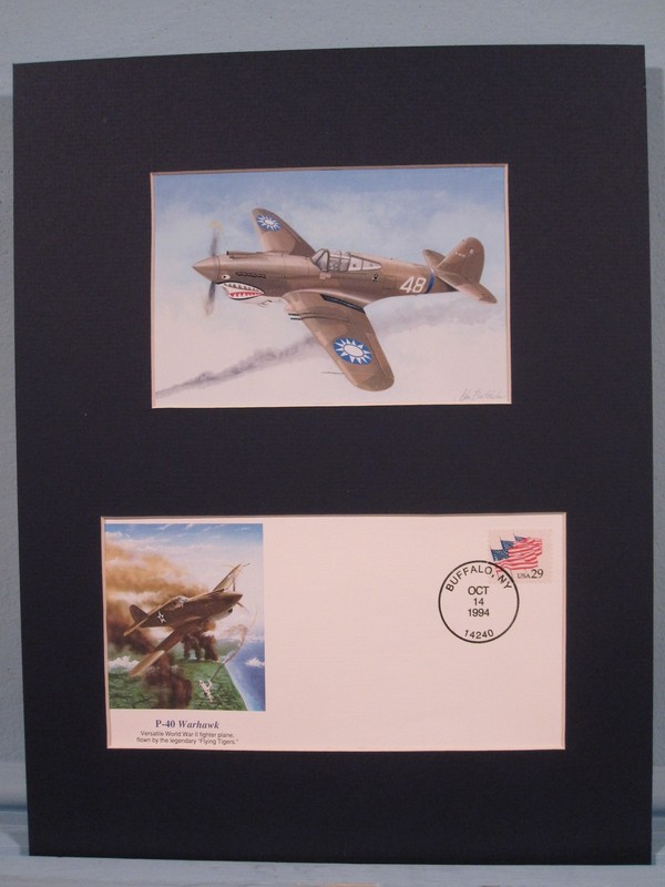 The P-40 Warhawk aka the Flying Tiger & Commerative Cover