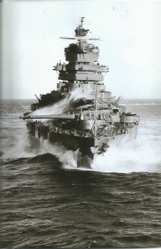 WW II Usa Photo — Battleship USS Idaho