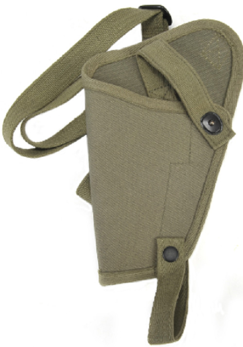 WWII U.S Army Repro M3 Colt Shoulder Holster M1911 With Straps And Buckles-OD GR gallery