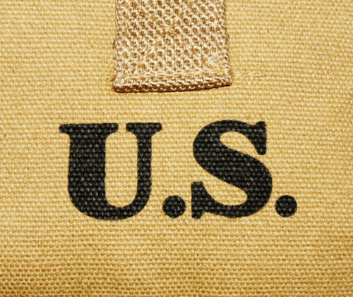 WWII 2 US AMRY M1 PARATROOPER GENERAL CANVAS PURPOSE AMMO BAG WITH STRAP gallery