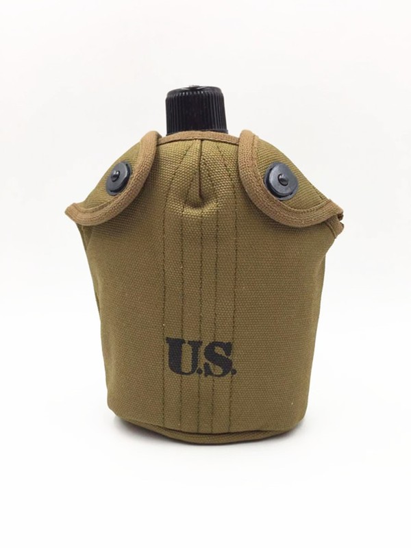 WW2 US Army Military M-1910 1945 Outdoor Camping Hiking Kettle 1 L With Cover
