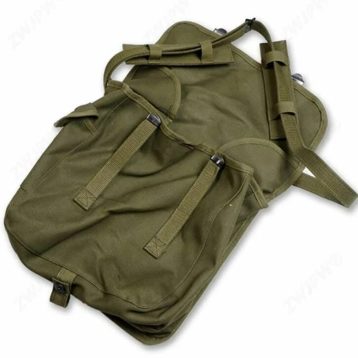 WWII USMC Field Pack Shoulder Bag Pouch Canvas Green gallery