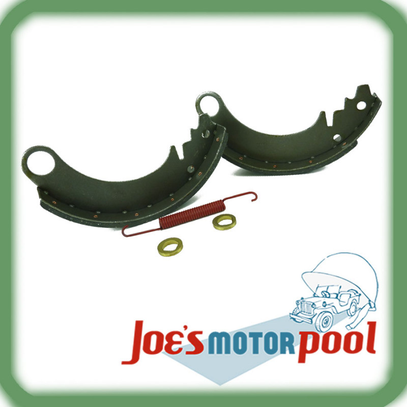 Ford GPW GPA Brake Shoes F marked With Spring and Adjustment Washer gallery