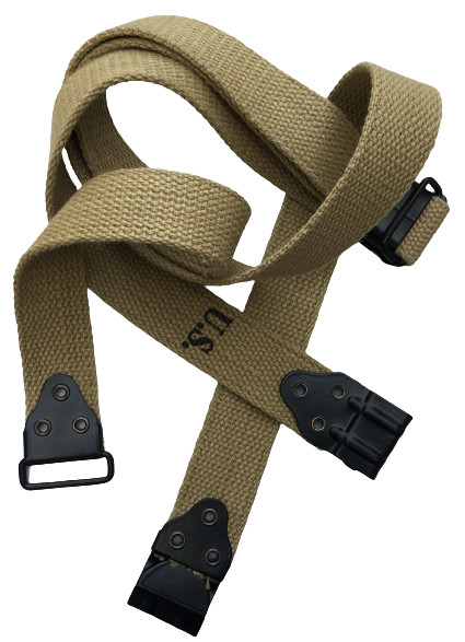 U.S USGI WWII 5 Pocket Canvas Pouch with M1903 Thompson SMG Kerr Pattern Sling gallery