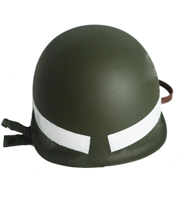 Replica WWII US Military Policeman Helmets M1 MP, Double Layer Steel Helmet gallery
