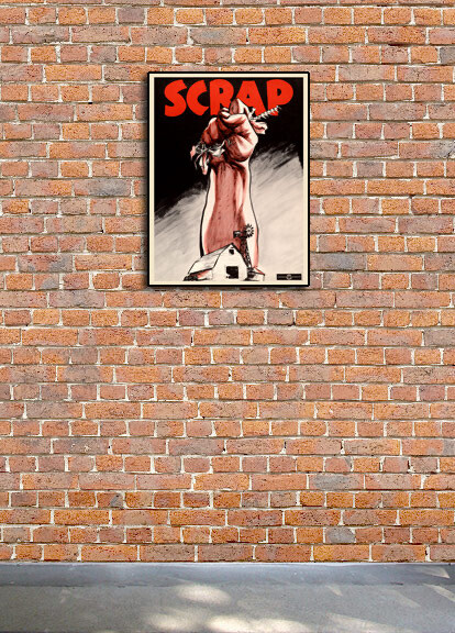 1940s “Scrap” WWII Historic Propaganda War Poster - 18x24 gallery