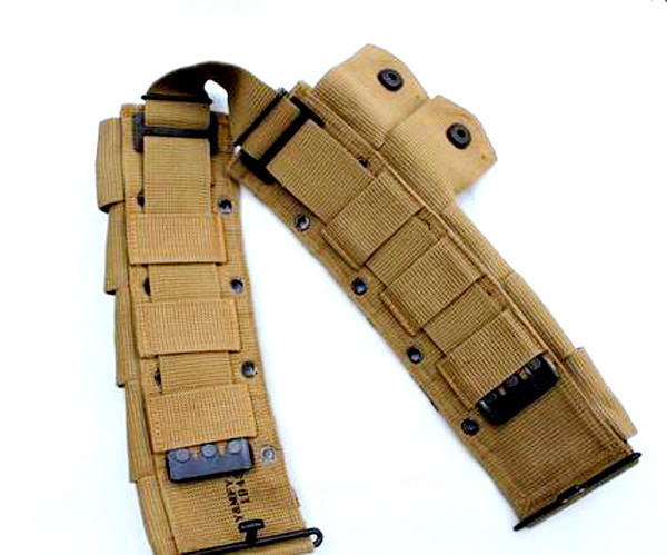 WW2 US Army M1 Garand Ammo Pouch Belt 1943 Khaki gallery