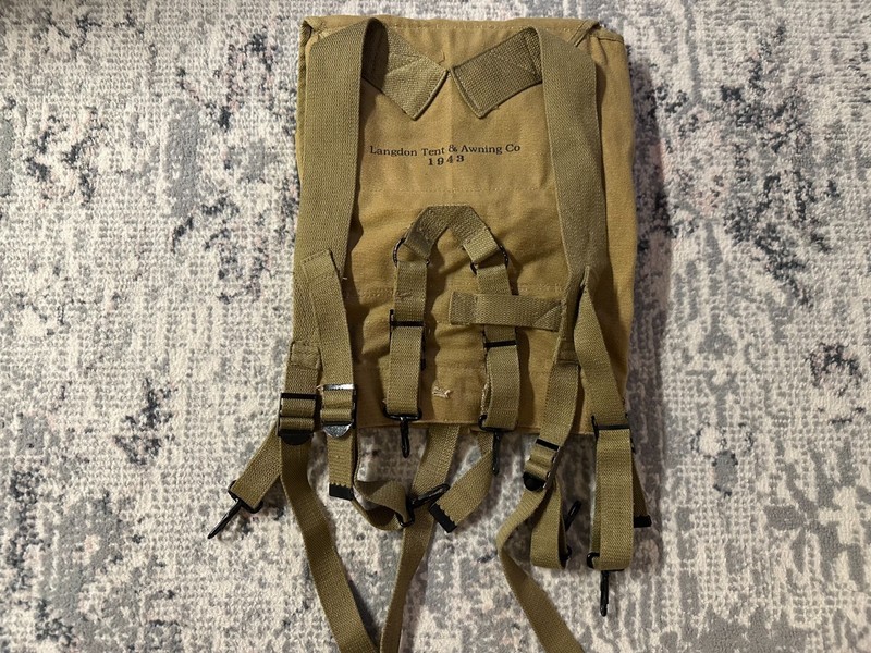 WWII U.S. Army M1928 Haversack Backpack Reproduction gallery